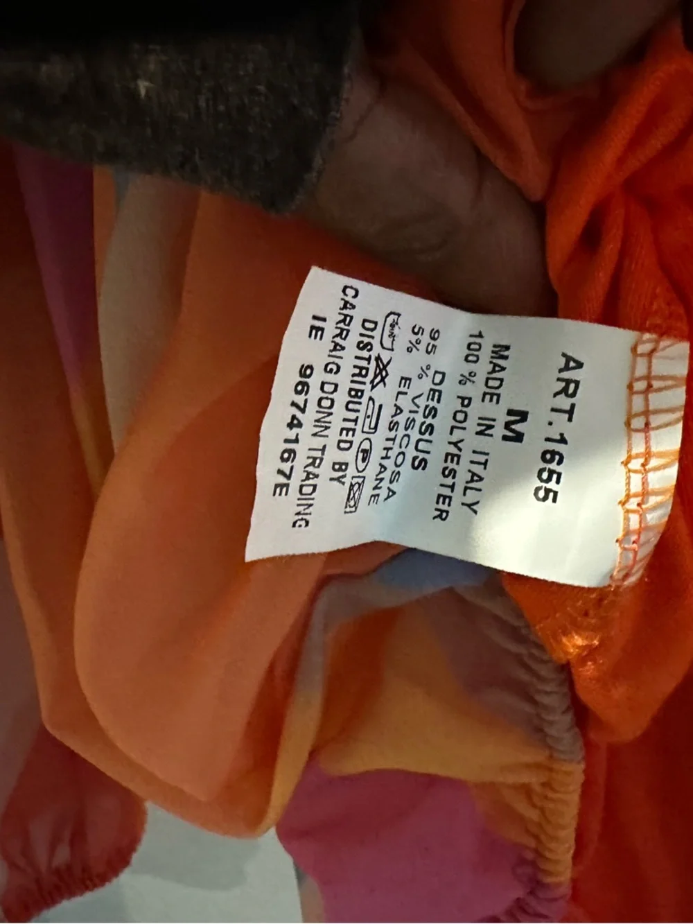 Pala D'oro Milan Abstract Print Blouse - Vibrant Retro Boho Peasant Top - Picture 7 of 8